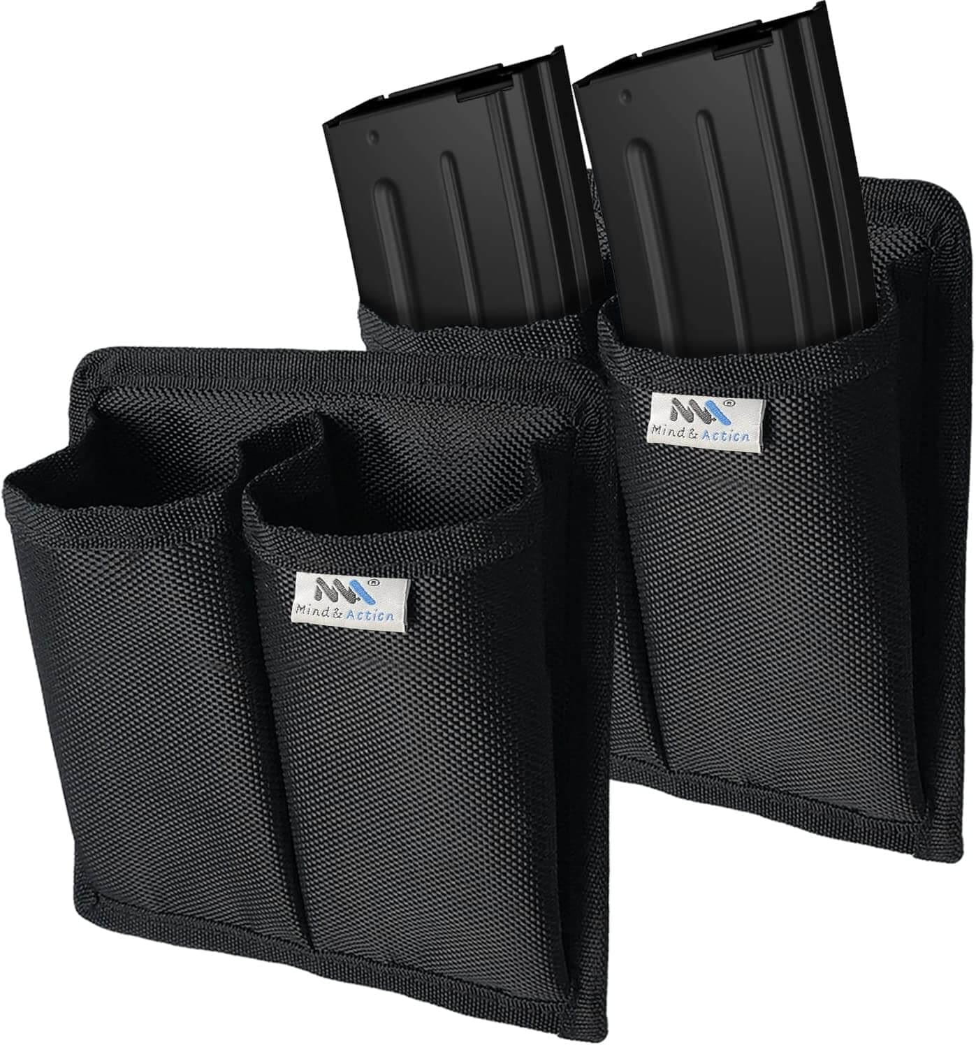 Double Magazine Pouch for Gun Safes Organization ,Mag Holder Safe Acce –  Mind&Action