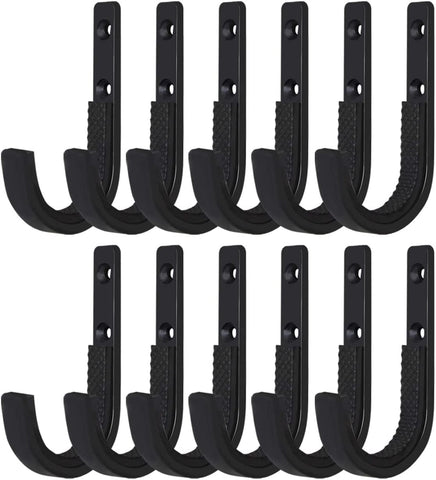 Metal Gun Rack and Shotgun Hooks Rifle Hangers Store Rifle Shotgun and Bow, Wall Mount Storage