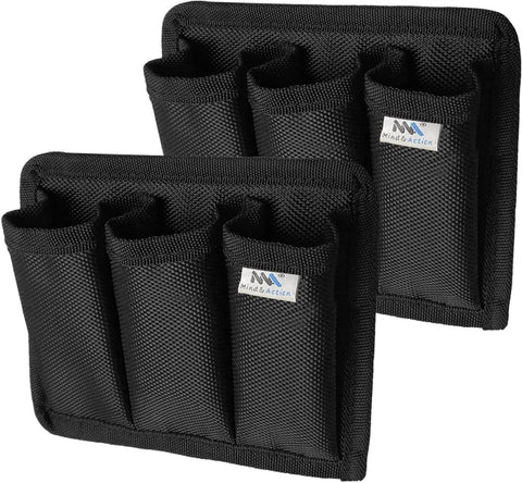 Triple Magazine Pouch for Gun Safes Organization, Pistol Mag Holder Indoor Gun Safe Accessory